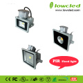 10W PIR LED Flood Light with Bridgelux Chipset 3years Warranty CE, RoHS